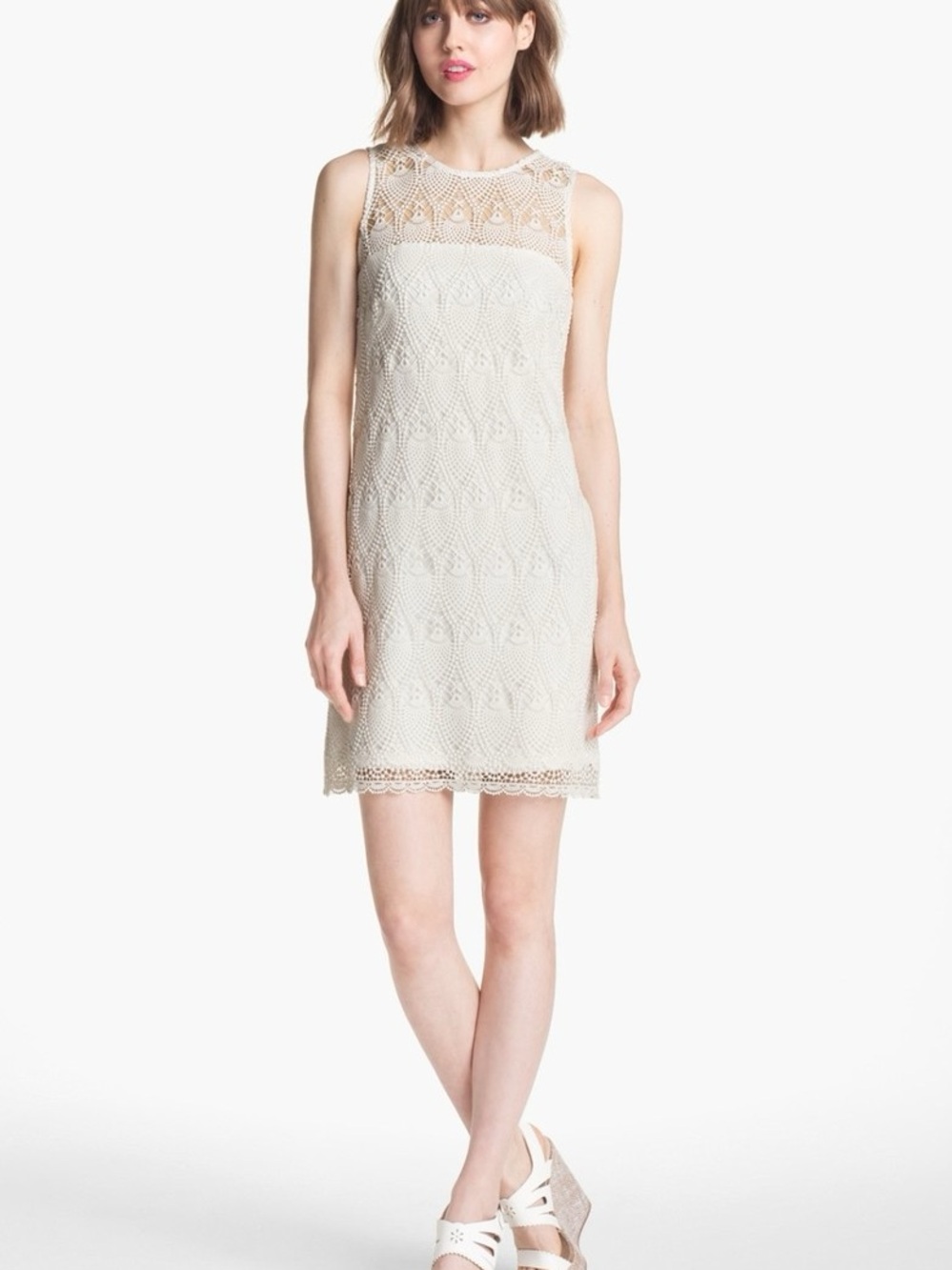 Trina Turk Crochet Lace Dress